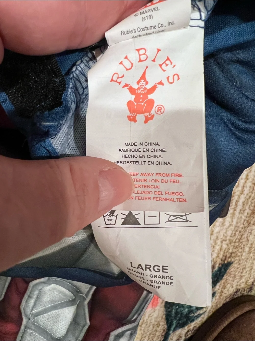 Rubies kids size